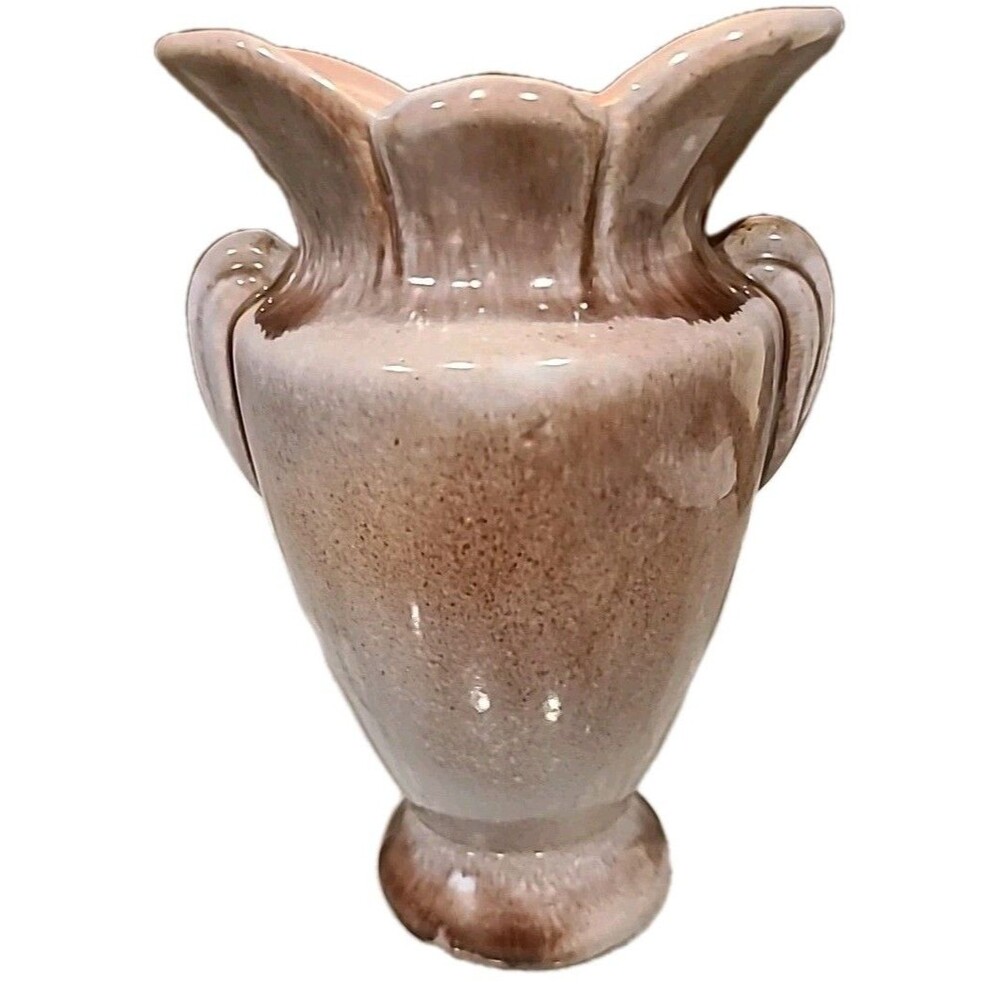 Vintage MCM Gonder Lavender Purple Pink 7 Inch Vase USA E-1 Cottagecore